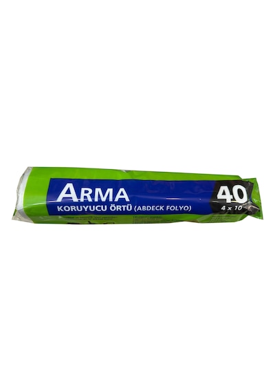 Arma Naylon Tadilat Boya Koruyucu Örtü Poşet Folyo - 4x10 Metre - 40 M2 - 5 Paket