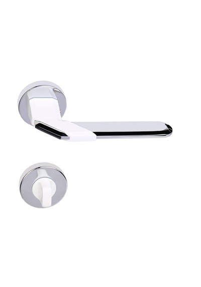 Ventus 4011.Bk.Cp.Mw Kapı Kolu Wc Tipi Krom - Beyaz Metal