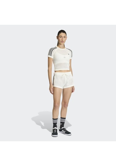 Adidas Ke0200 Crochet Tee Kadın Tişört Beyaz