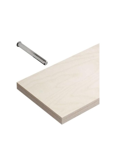 Telvesse Kolay Montaj Gizli Raf Tutucu 8 Mm X 14 Cm 2 Adet - Raf Altı - Tek Ebat Raf Altı