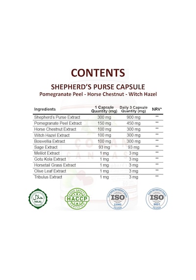 Gökçek Şifa Çoban Çantası (Shepherd's Purse Capsule) 60 Kapsül