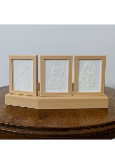 Morfem3d Modüler Aydınlatmalı Litofan Çerçeve - Ahşap - Sarı Işık - Kişiye Özel Işıklı Fotoğraf Tasarımı