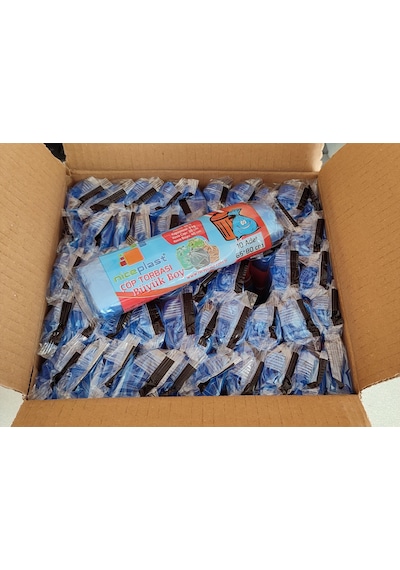 Niceplast Standart Büyük Boy Çöp Torbası Poşeti -65x80 Cm- Koli