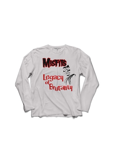 The Mısfıts Legacy Of Brutalıty Punk Rock Uzun Kollu Tişört (518424737)