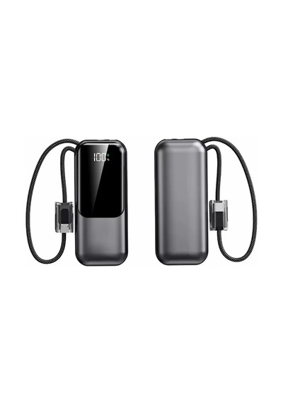 Led Ekranlı Süper Fast Charge Özellikli Mini Powerbank Renkli