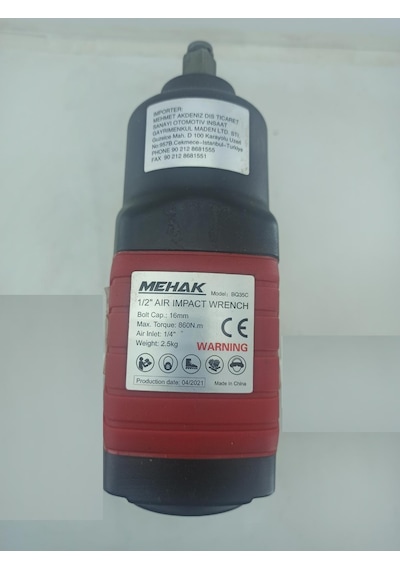 Mehak Bq35C 1-2'' Havalı Somun Sökme Tabancası
