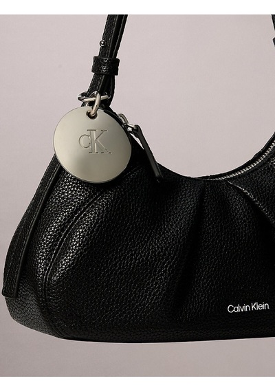 Calvin Klein Kadın Engraved Small El Çantası-15856 Siyah