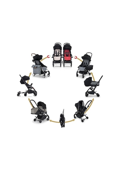 Connect 3 Port Bebe / Black Siyah