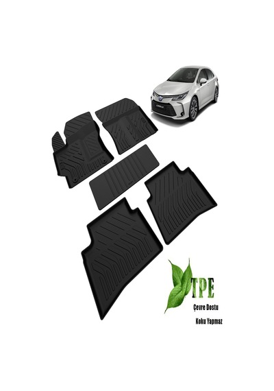 Toyota Corolla Havuzlu Paspas 2019 2020 2021 2022 2023 2024 2025 2026 Kokusuz Yumuşak
