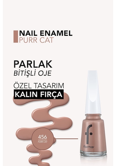 Flormar Nail Enamel Parlak Bitişli Oje 456