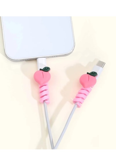 Pembe Şeftali Kablo Koruyucu