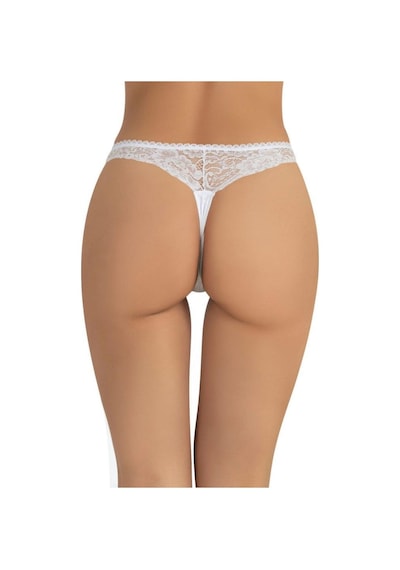 Fabony Bayan Dantelli String Külot 1200 Beyaz