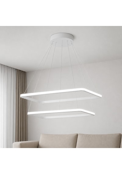 Diva 2'li Led Sarkıt Avize Beyaz Işık