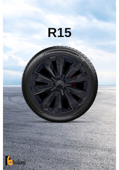 Volkswagen Up Club 15'' İnç Jant Kapağı 4 Adet Siyah S109