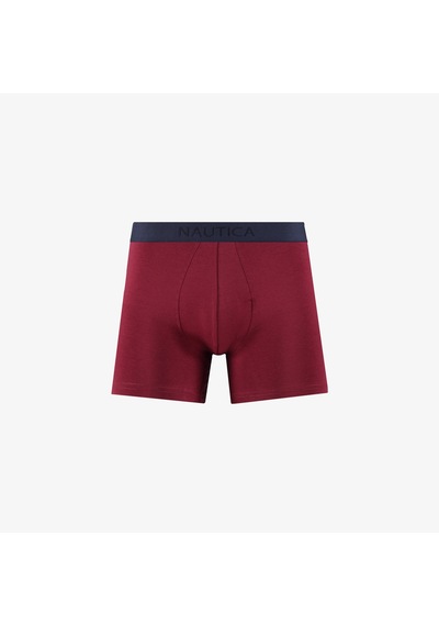 Nautica Erkek Lacivert Standart Fit 3'lü Boxer Düz X55005t Lacivert