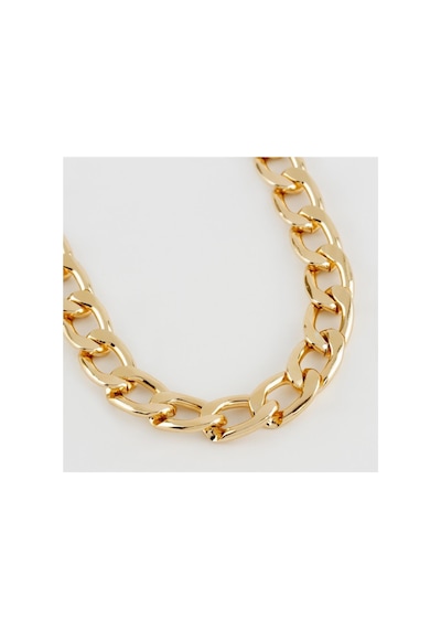 Düz - 855 - Zincir - Myceshop - Kolye Sarı