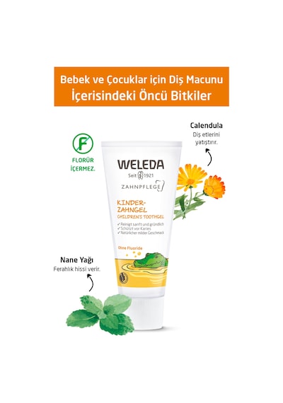 Weleda Bebek ve Çocuklar için Organik Diş Macunu 50 ML