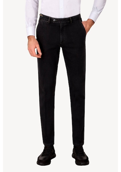 Ysf Erkek Koyu Lacivert Regular Fit Düz Pantolon