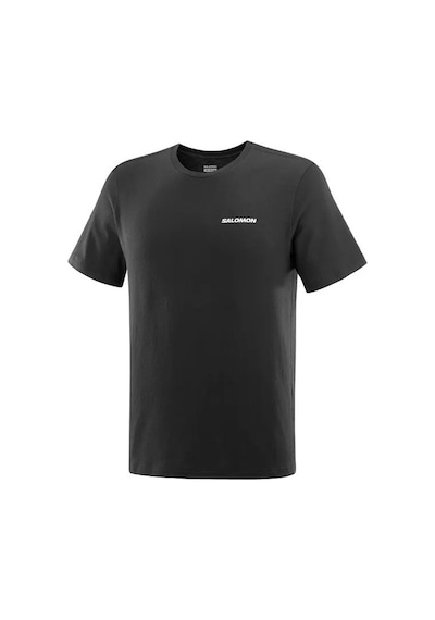 Salomon Graphıc Perf Ss Tee M Deep Black// Koşu T-shırt Lc2219400 001