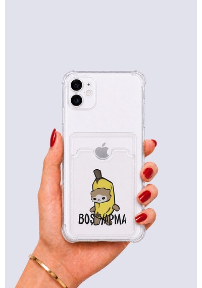 Apple iPhone Uyumlu 11 Kartlıklı Boş Yapma Desenli Kılıf Çok Renkli