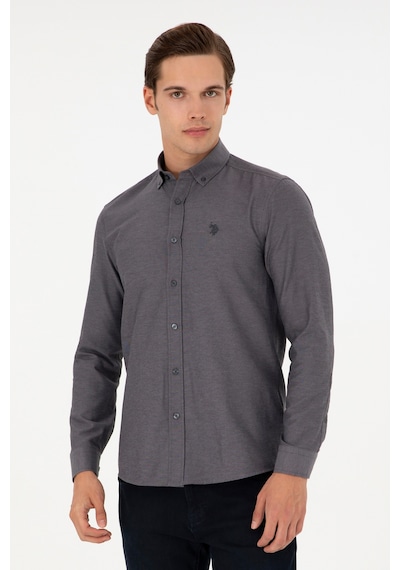 U.s. Polo Assn. Erkek Antrasit Gömlek Basic 50296777-vr006 Antrasit U.s. Polo Assn. Erkek Antrasit Gömlek Basic 50296777-vr006 Antrasit