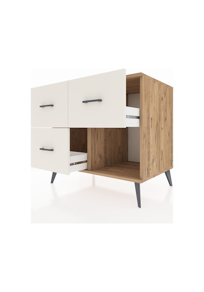 Kronos Şifonyer 3 Çekmeceli 88x59x80 Çam-antrasit/aytaşı Antrasit/aytaşı Kronos Şifonyer 3 Çekmeceli 88x59x80 Çam-antrasit/aytaşı Antrasit/aytaşı