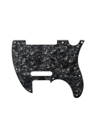 Telecaster Uyumlu Elektro Gitar Pickguard 8 Delikli Siyah Desenli