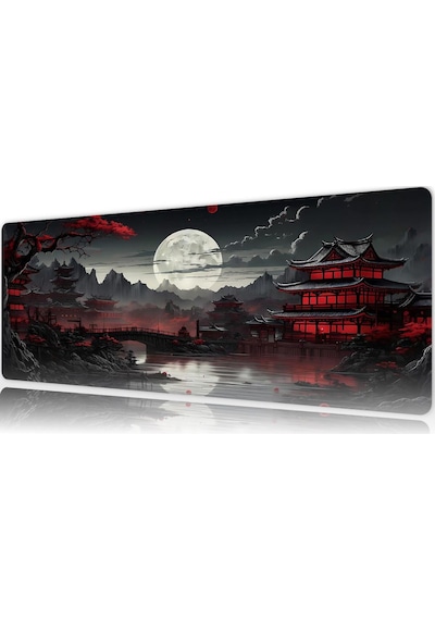 Gaming Oyuncu Xl Mouse Pad Kaydırmaz Dikişli 80 30 Cm Mousepad 36
