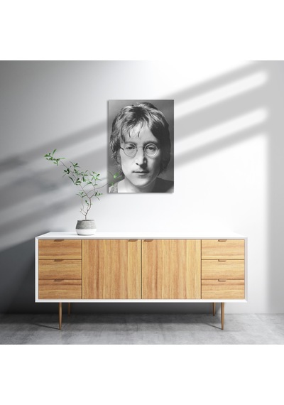 Cakasepetim John Lennon Gözlüklü Ahşap Mdf Tablo