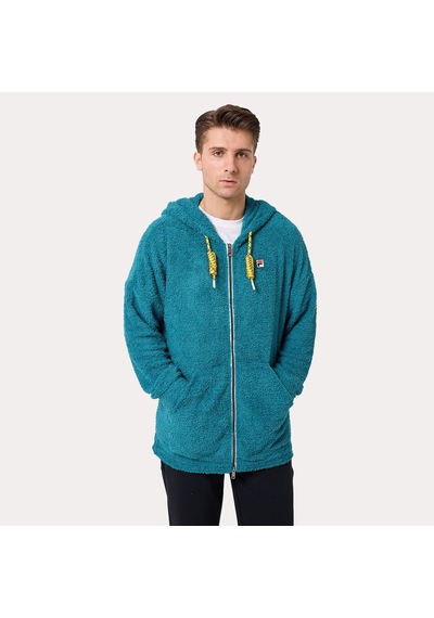 Mavi Fila Kapşonlu Sweatshirt Terry Fabric Lu411124 Mavi