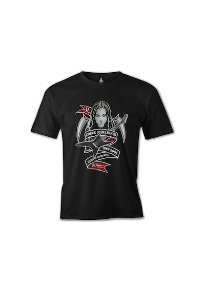 Chuck Schuldiner - 1967 Siyah Erkek Tshirt
