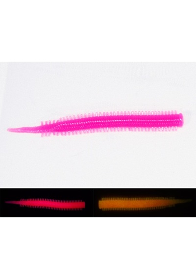 Fujın Yummy Sandworm 7Cm Lrf Silikonu Pınk Glow