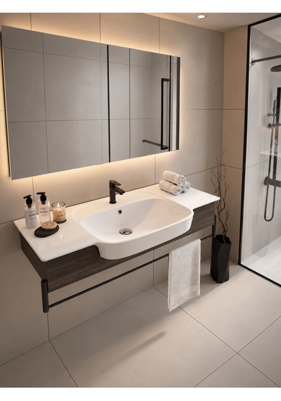 Kaya Lavabo Dolabı 100 Cm Cabana Kaya Lavabo Dolabı 100 Cm Cabana