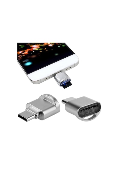 Lunatic 7744 Usb Type C 3.1 To Micro Sd Otg Hafıza Kartı Çevirici Dönüştürücü Adaptör