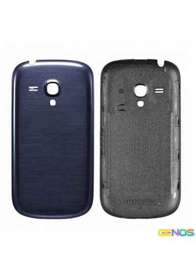 Samsung Galaxy I8190 S3 Mini Uyumlu Batarya Kapağı Lacivert Sn807629