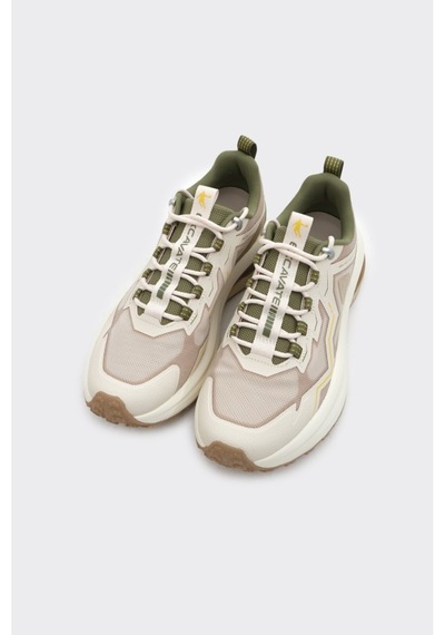 Derinet Bağcıklı Erkek Sneaker Bej Sarı Bej Sarı
