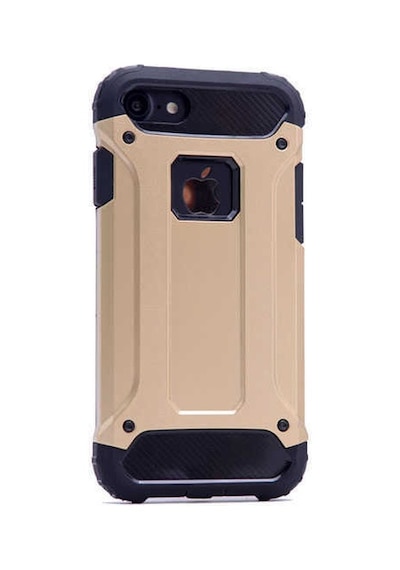 Kilifone - Apple Uyumlu iPhone 5 / 5s - Kılıf Çift Katman Zırh Tank Crash Military Kapak - Gold