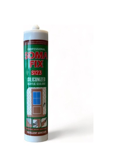 Somafix S123 Akrilik Silikonize Mastik Kahverengi 310ml