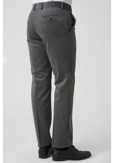 White Stone Amora P1031 Slim Fit Pamuklu Kadife Pantolon A.gri A.gri Açık Gri