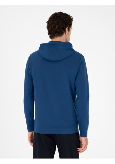 Mavi Regular Fit Kapüşonlu Sweatshirt