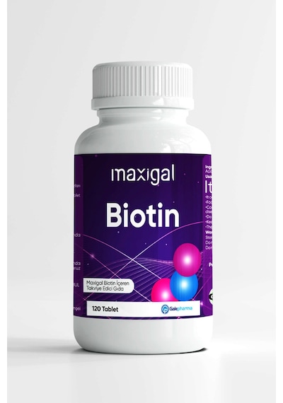 Maxigal Biotin Vitamin 5 Mg 120 Tablet