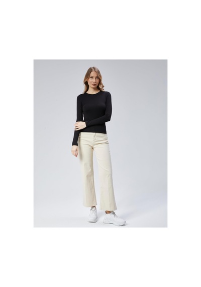 Virago 2'li Soft Cotton Yuvarlak Yaka Uzun Kol Bluz/body Siyah - 687153497 Siyah - 687153497 Siyah