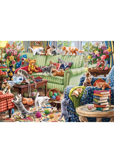 Anatolian 1500 Parçalık Puzzle - Salondaki Yaramazlar 4575