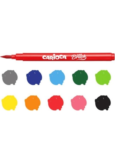 Carioca Super Brush Keçeli Kalem 20'li