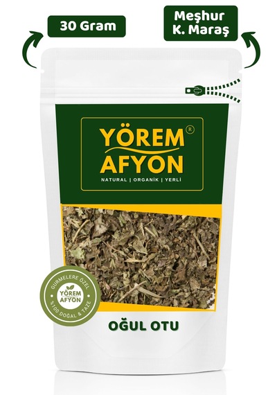 Yörem Afyon Meşhur Kahramanmaraş Yeni Mahsul Yüksek Aromalı Oğul Otu, Melisa Bitkisi 30gr.