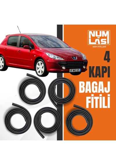 Peugeot 307 4 Kapı + Bagaj Fitili-a Kalite-numlas-nm3559