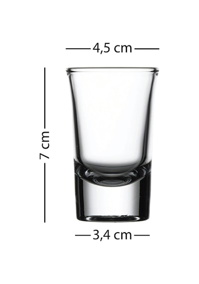 Rakle Confetti 4'lü Shot Bardağı Seti 34 Cc