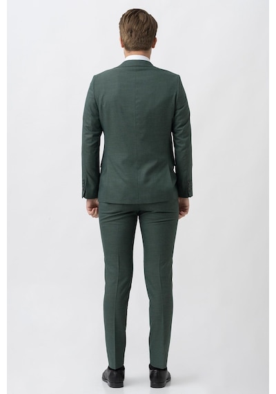 White Stone Bucaramanga T2029 Slim Fit 6 Drop Takım Elbise Desenli-desenli Yeşil