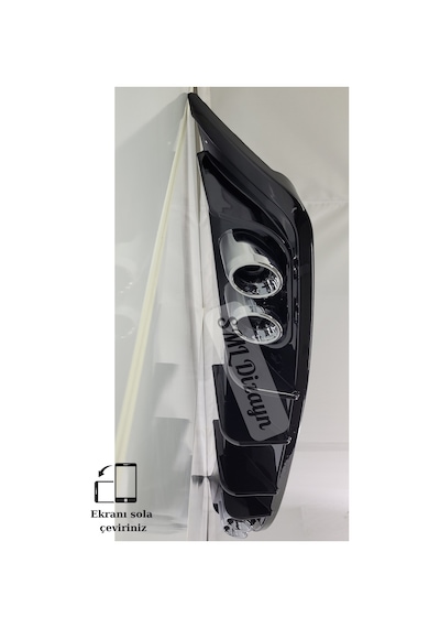 Seat İbiza Mk4 Difüzör-difizör Flaplı 2008-2017 Plastik İthal