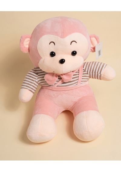 Peluş Maymun 65 Cm Pembe
